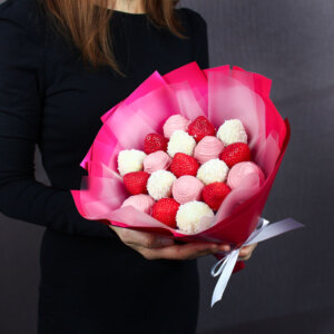 Букет из клубники в шоколаде «Элиза» 1