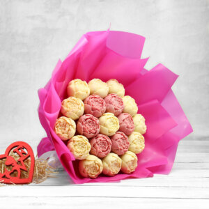 Пионы из шоколада «Мауи» 19 пионов. фото 1