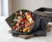 Мясной съедобный букет для мужчины с мясными деликатесамим и сырами